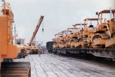 产品从W88优德官网铁路专用线发车